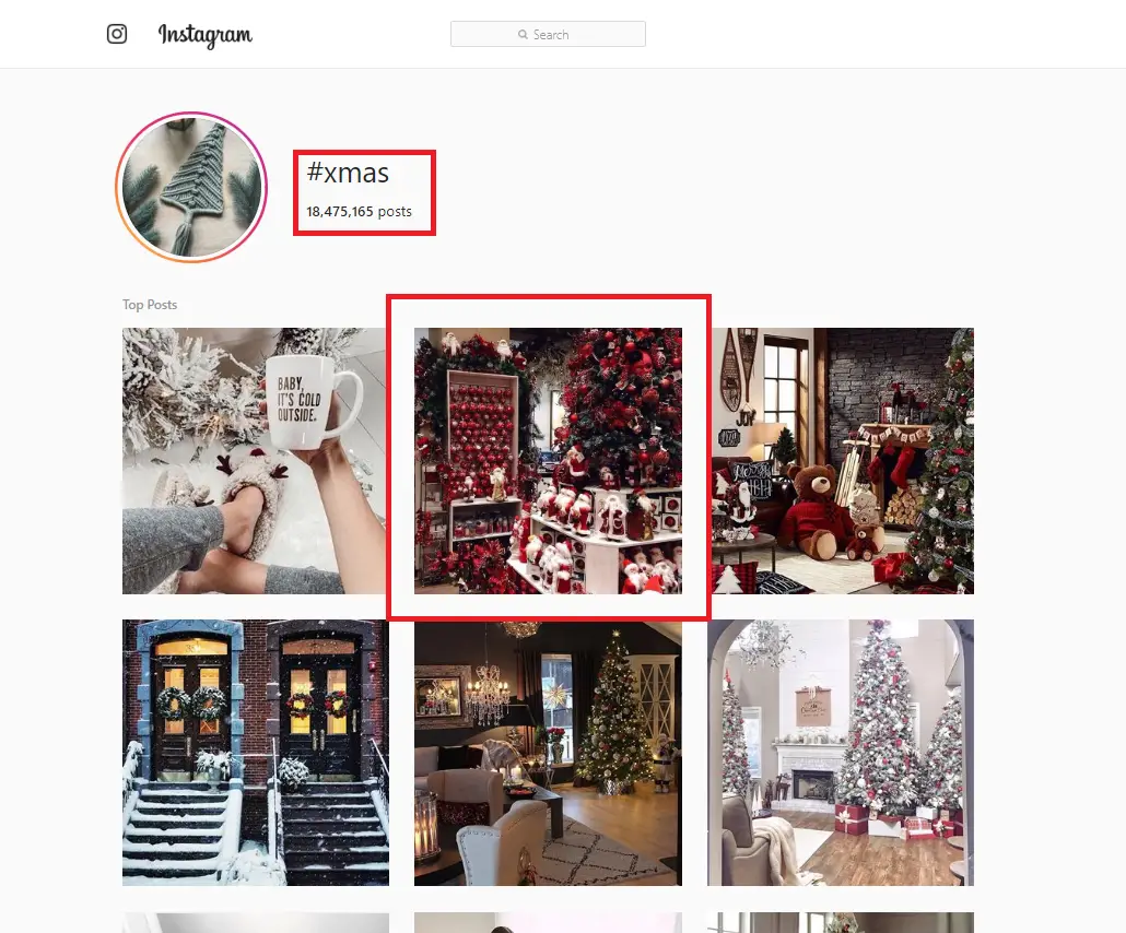 Christmas Hashtags (to copy and paste) on Instagram that actually make sense