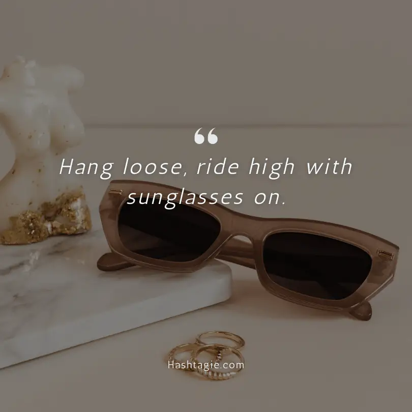 sunglasses captions for surfing trips