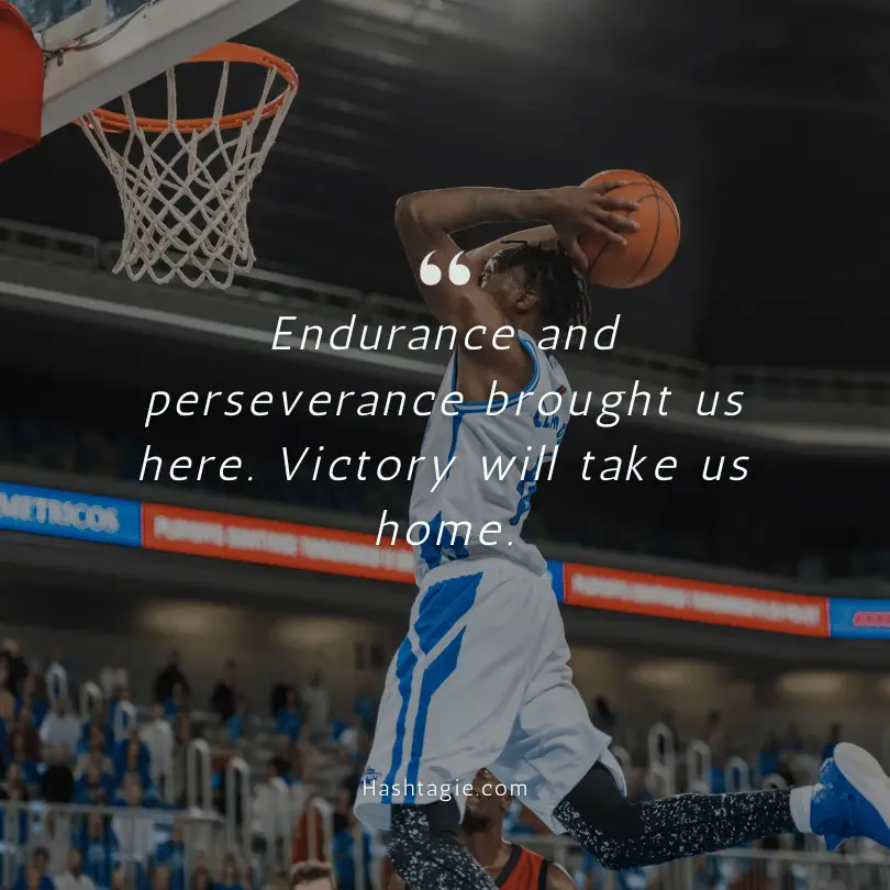 Basketball captions for championship games example image