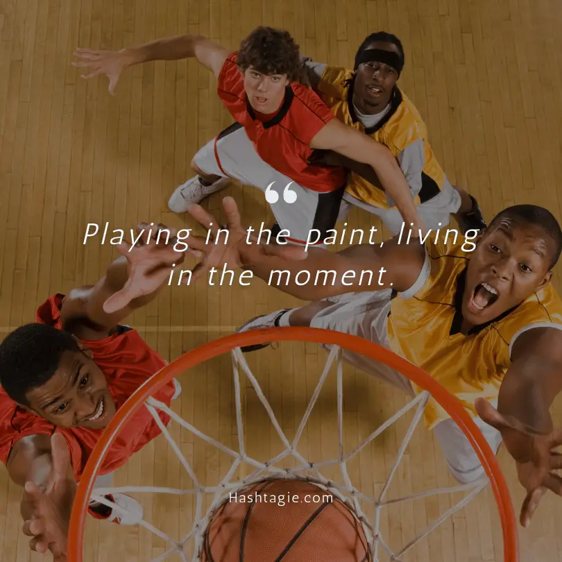 Basketball captions for NBA games example image