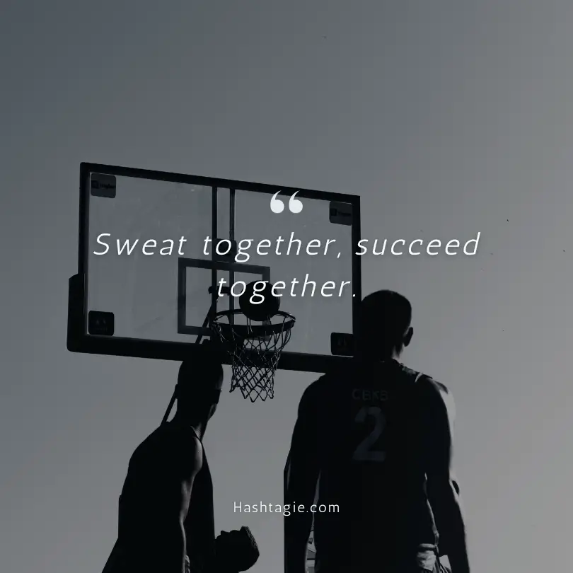 Basketball captions for squad goals example image