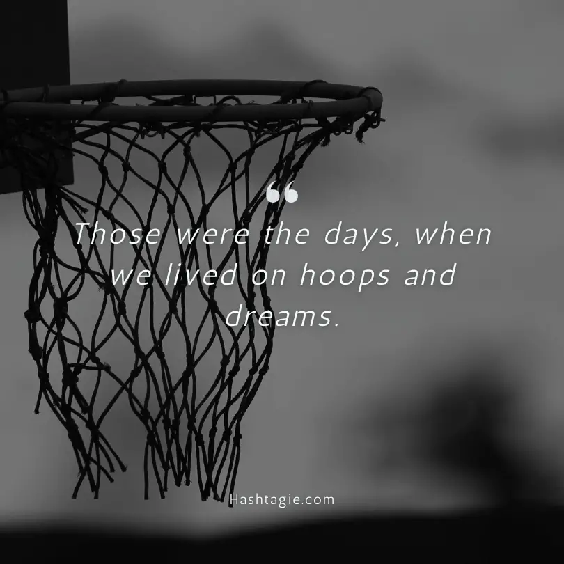 Basketball captions for throwback games example image