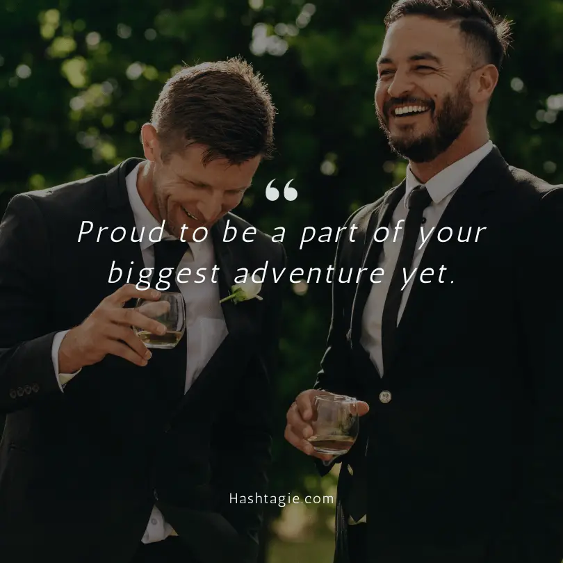 Best man caption example image