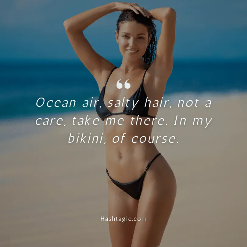 Bikini captions for summer example image