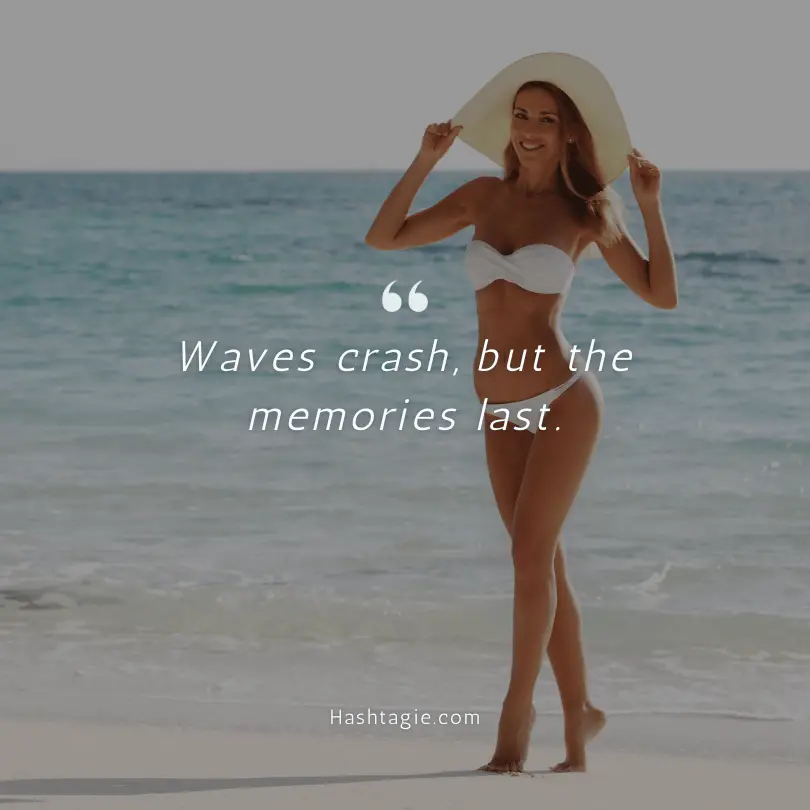 Bikini captions for throwback photos example image