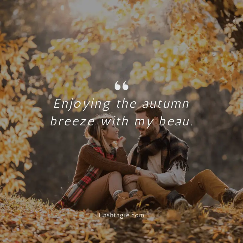 Boyfriend Instagram Captions for Autumn example image