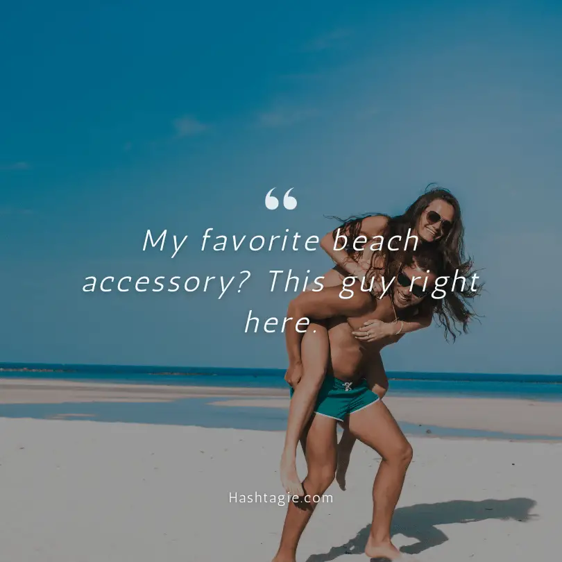 Boyfriend Instagram Captions for Beach Days example image