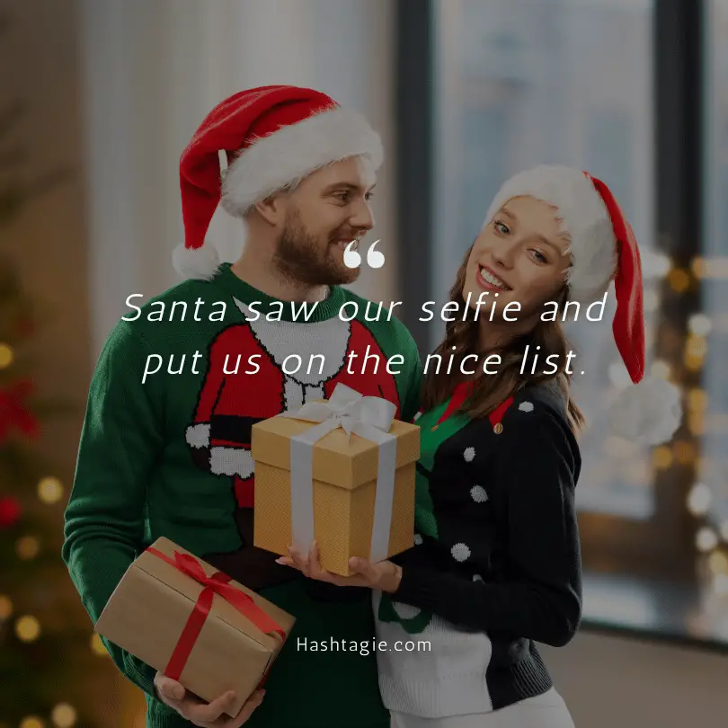 Boyfriend Instagram Captions for Christmas example image