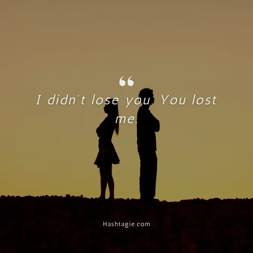 Break up captions example image