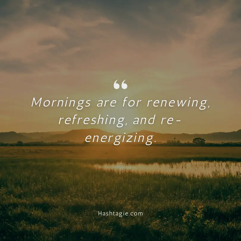 Captions About Positive Energy for Morning Routines example image