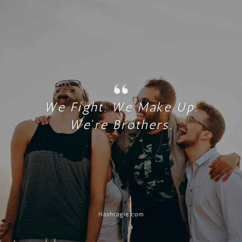 Captions for male friendships   example image