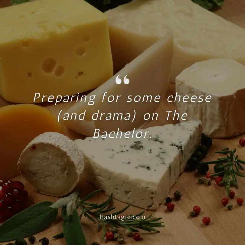 Charcuterie board captions for Bachelor viewing parties example image