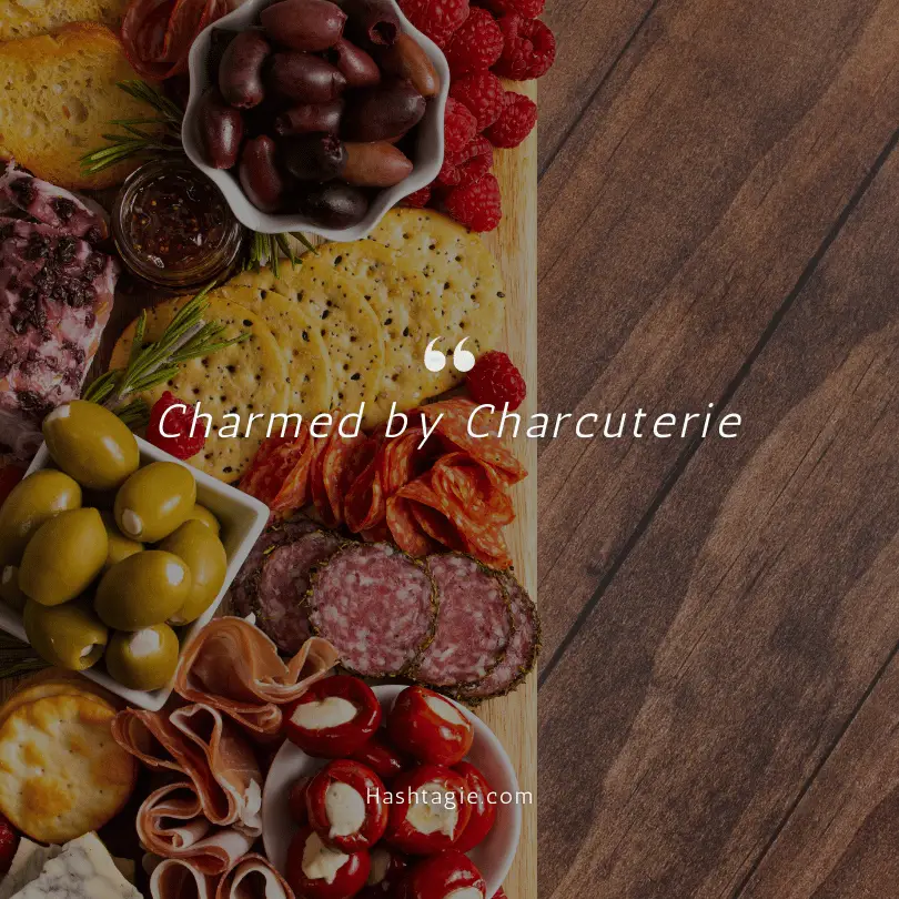 Charcuterie board captions for family gatherings example image