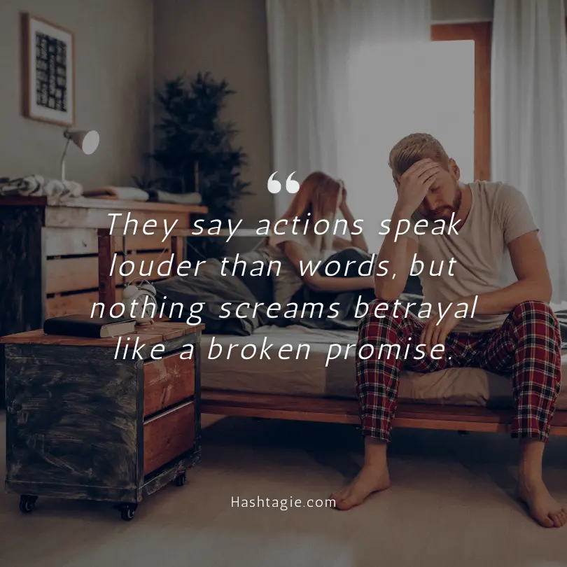 Cheating captions for broken promises  example image