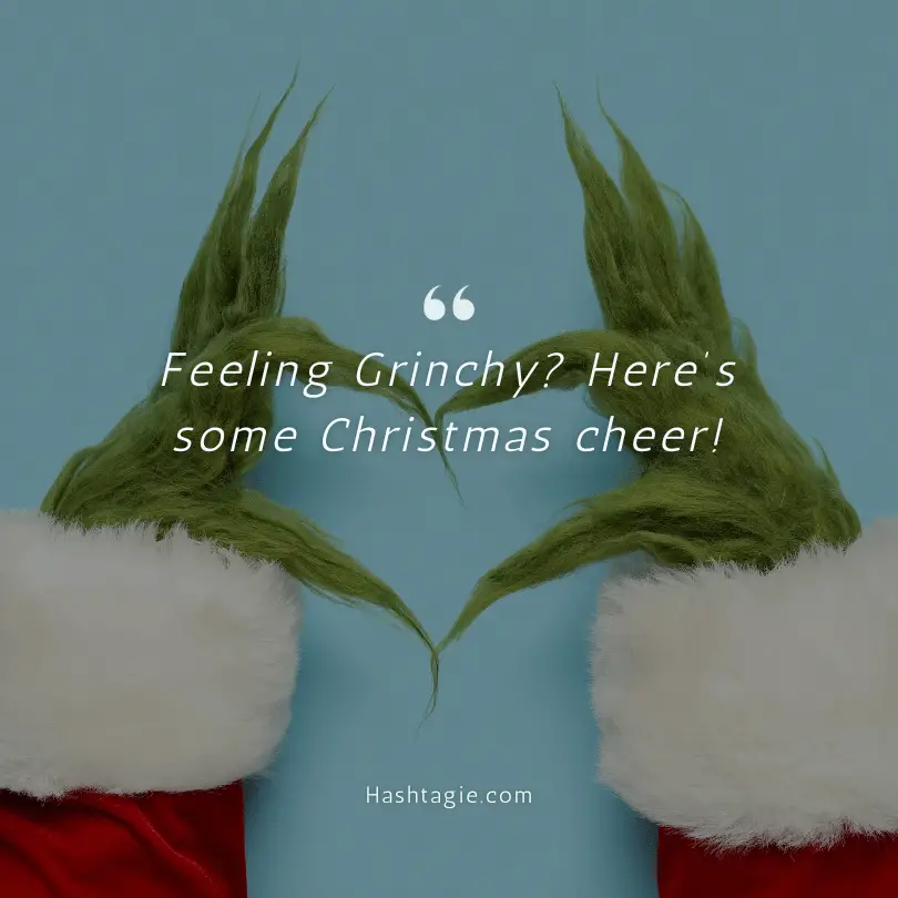 Christmas Instagram captions example image