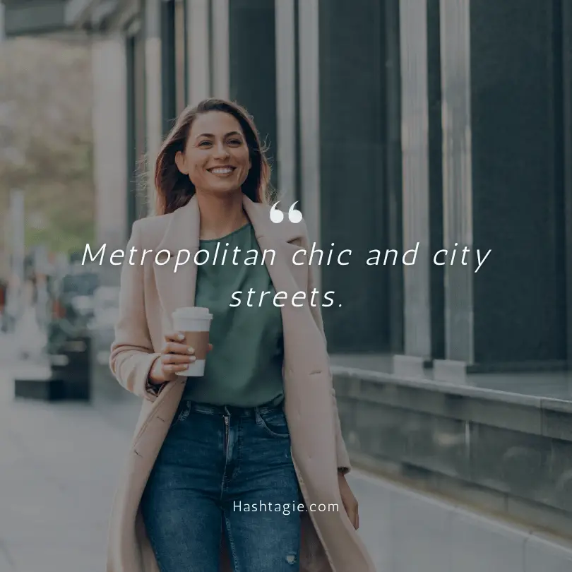 City Girl Instagram captions for city events example image