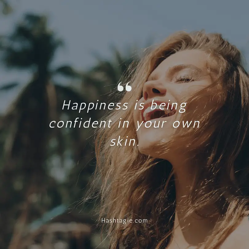 Encouraging Be Yourself Captions example image