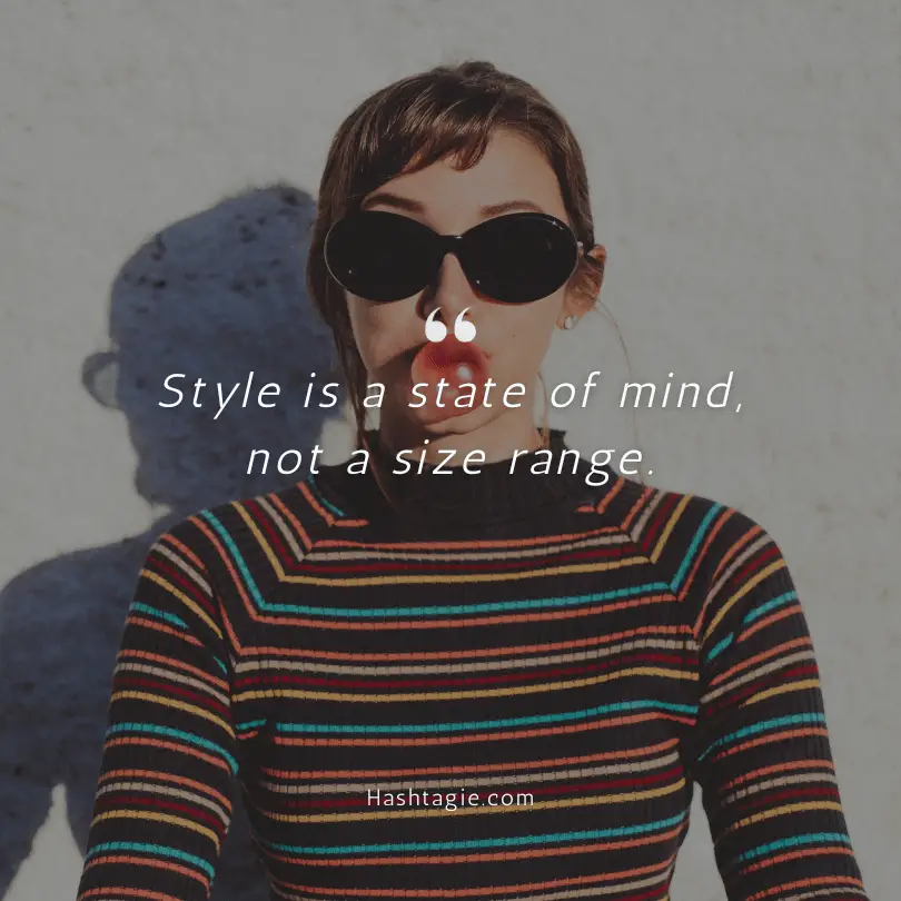 Fashion-forward captions example image