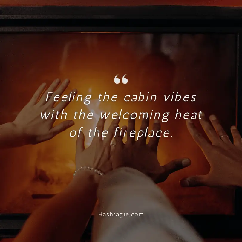 Fireplace captions for Cabin vacations  example image