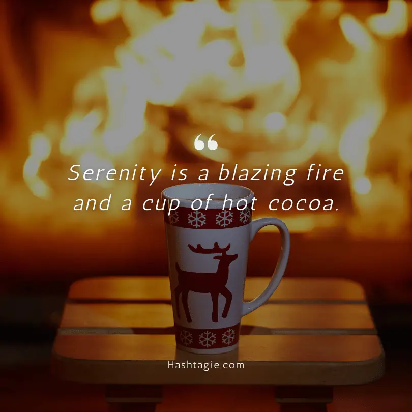 Fireplace captions for Lazy days   example image