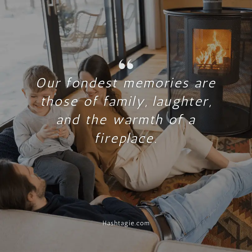 Fireplace quotes about Memories  example image