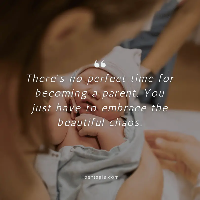 First-time parent quotes example image