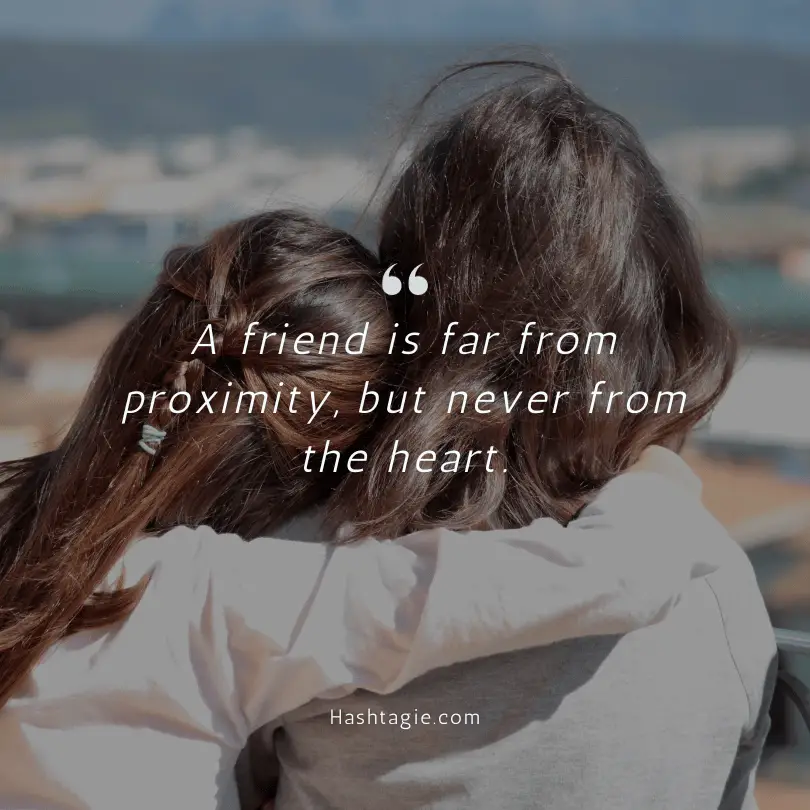 Friendship quotes for long-distance friends   example image