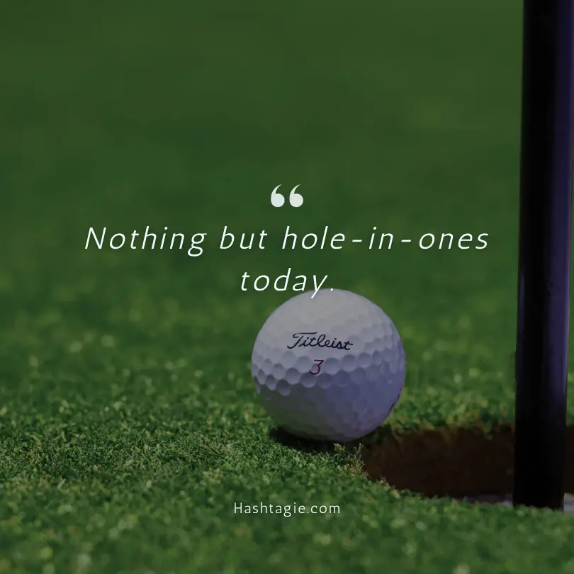 Golf captions for tournaments example image