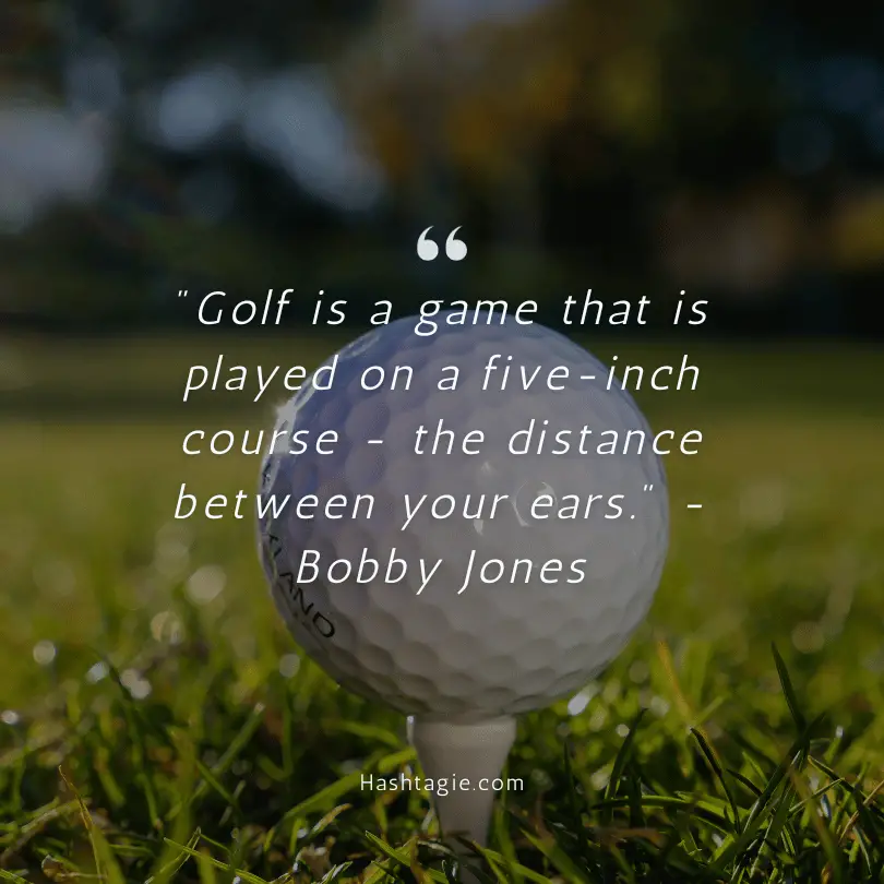 Golfing adventure quotes example image