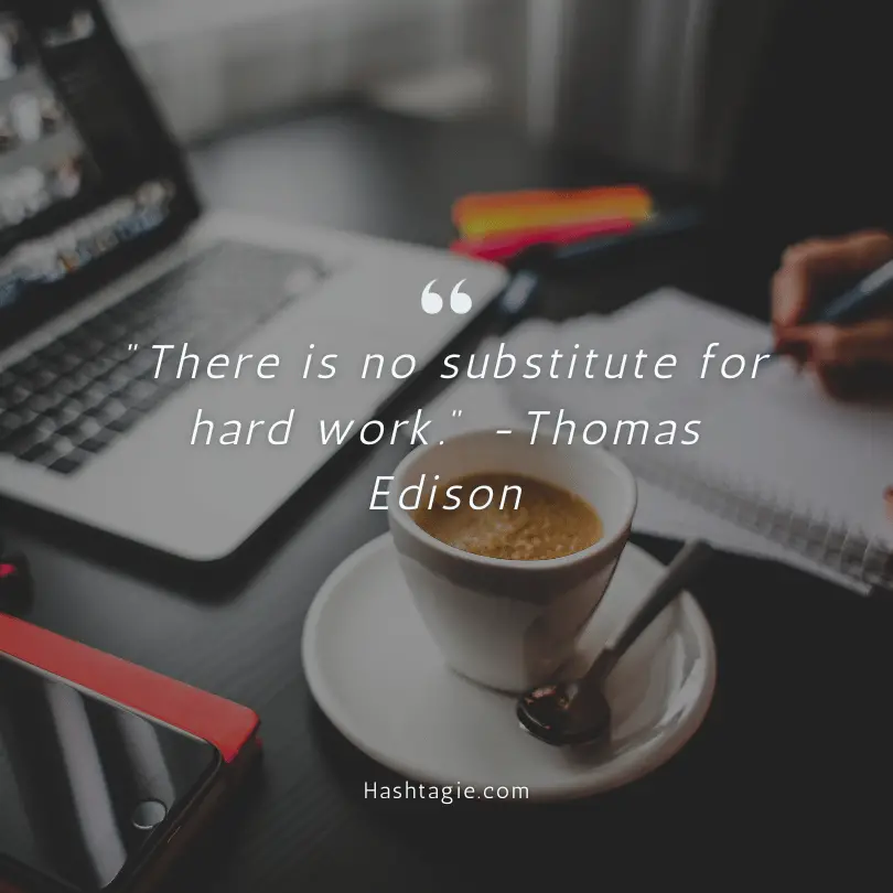 Hard work quotes for exam preparation example image