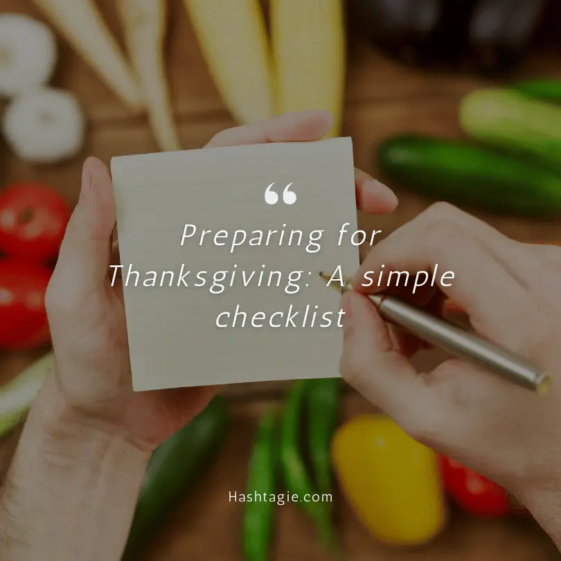 Hosting Thanksgiving  example image