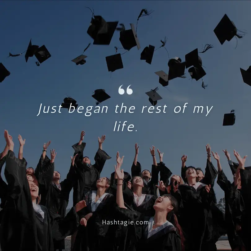 Instagram captions for graduation  example image