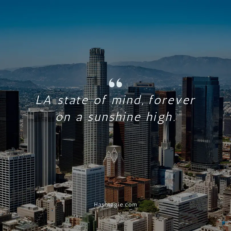 Los Angeles captions example image