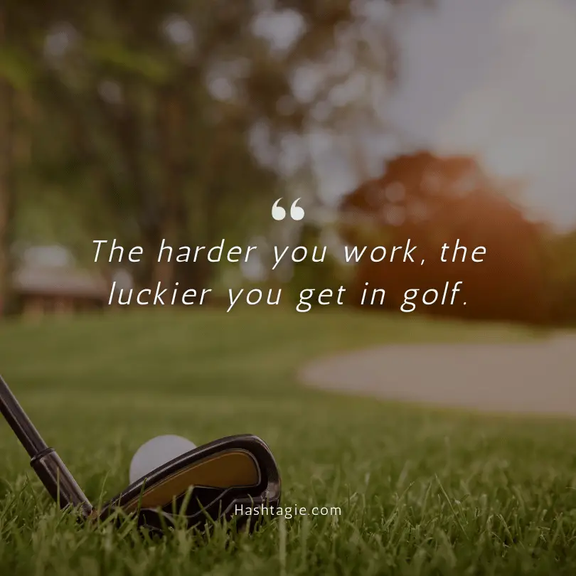 Love for golf quotes example image