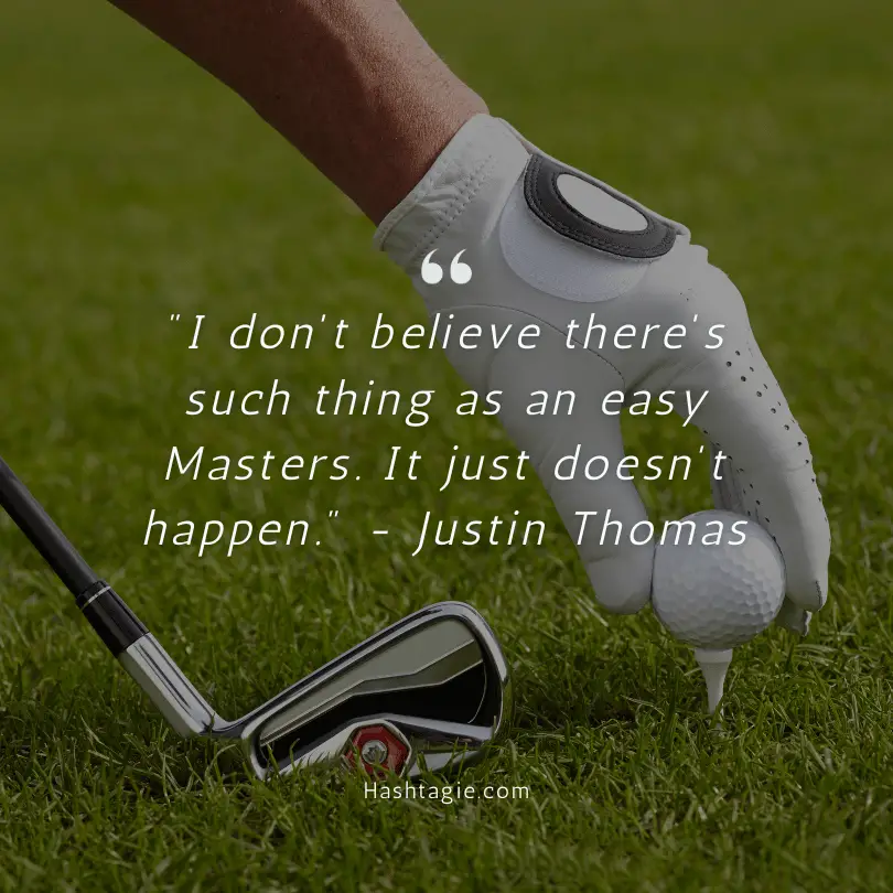 Masters Tournament golf quotes example image