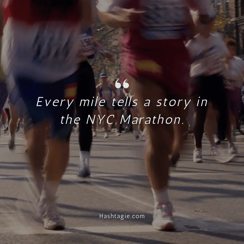 NYC Marathon Captions example image