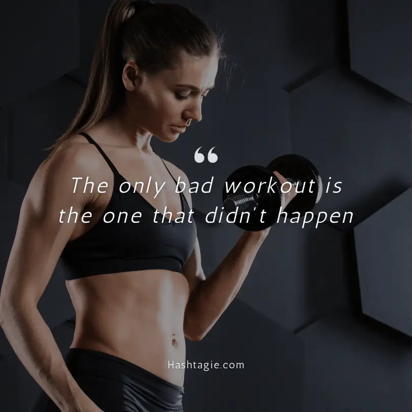 Photo Dump Instagram Captions for Workout Progress  example image