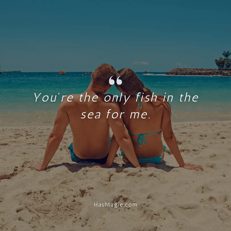 Romantic Bikini captions. example image