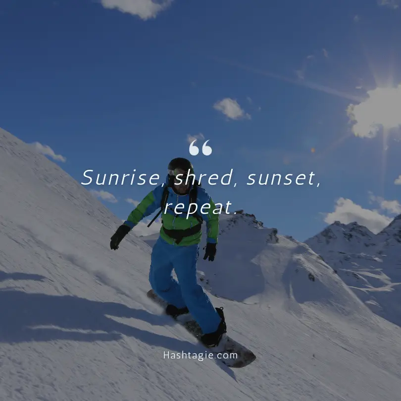 Seasonal snowboarding quotes  example image