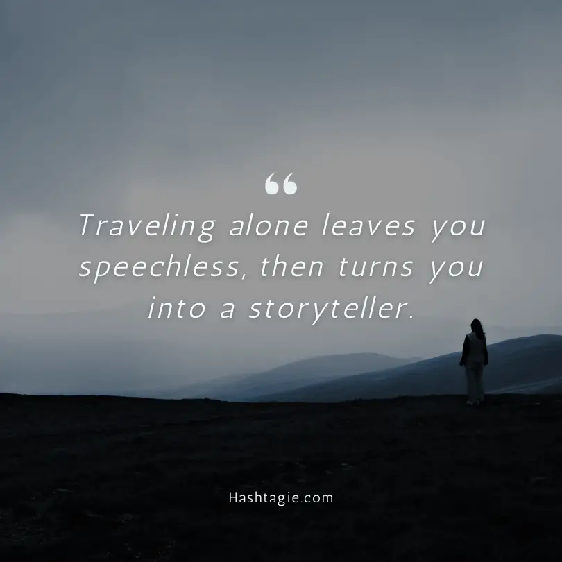 Solo travel quotes  example image