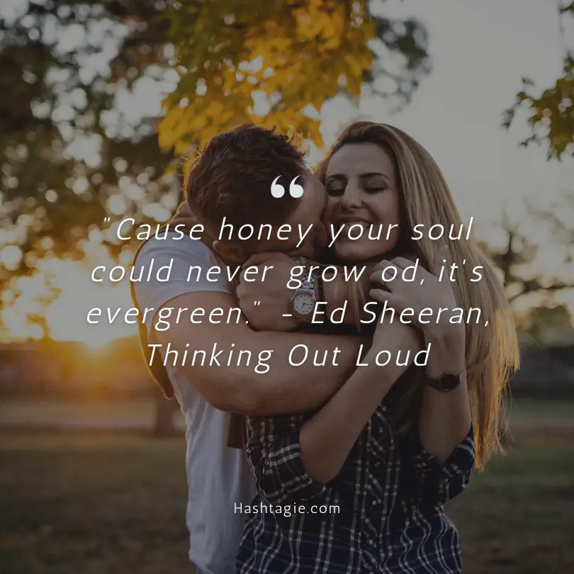 Song lyrics caption for girlfriend example image