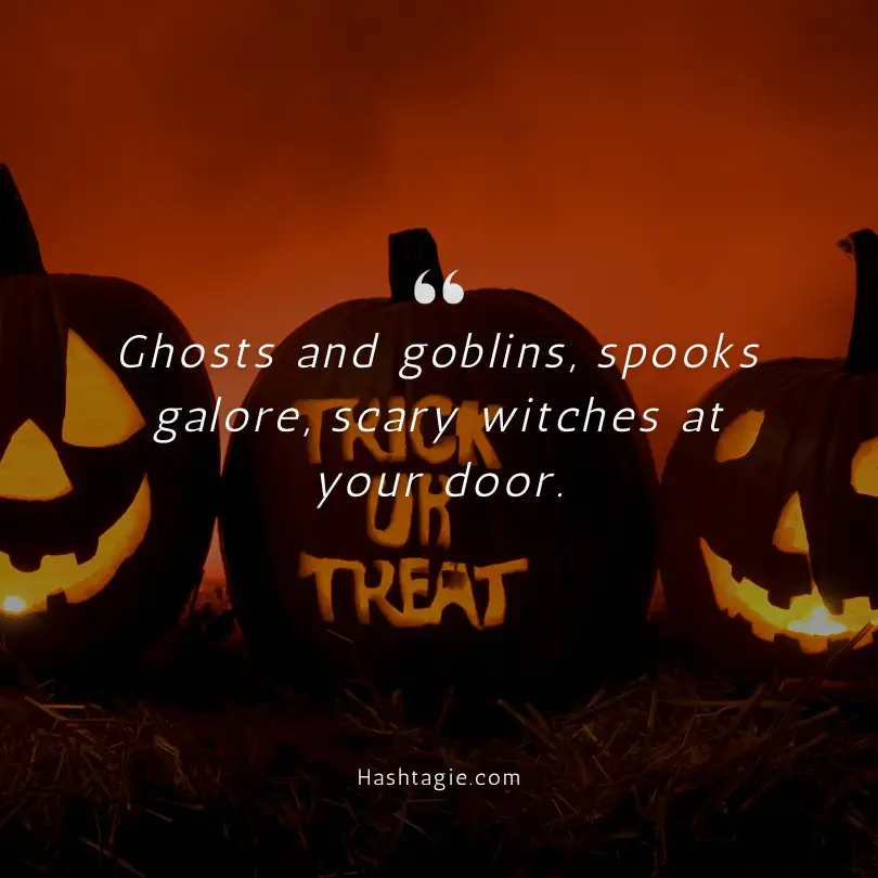 Trick or treat quotes example image