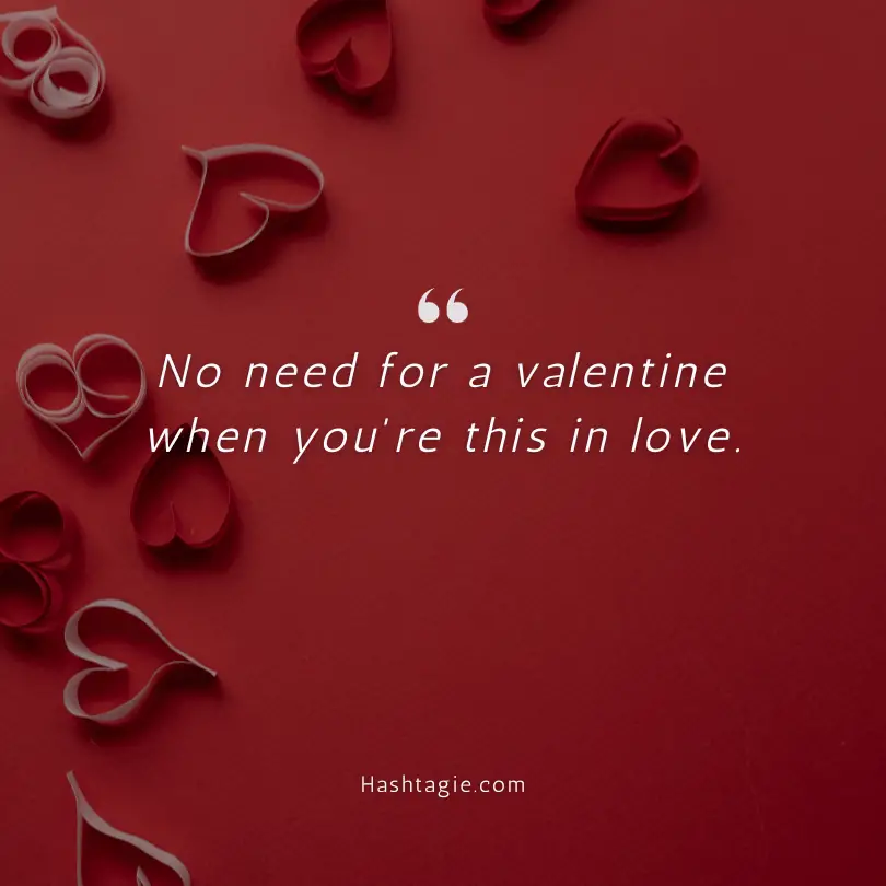 Valentine's Day Instagram captions example image