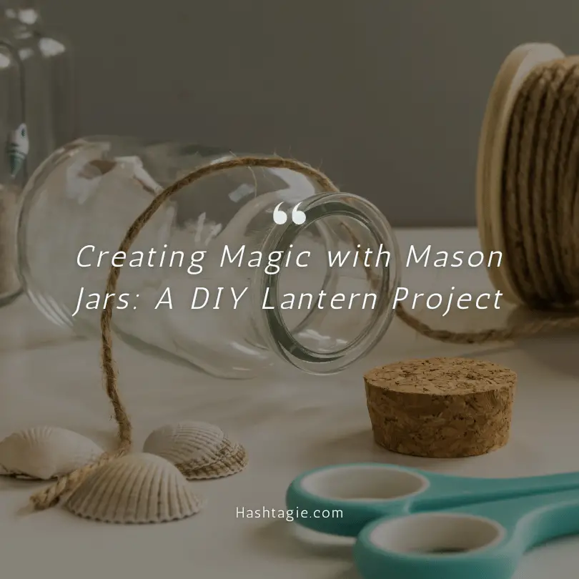 Weekend DIY Project Captions example image