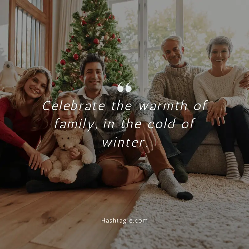 Winter quotes about family holidays example image