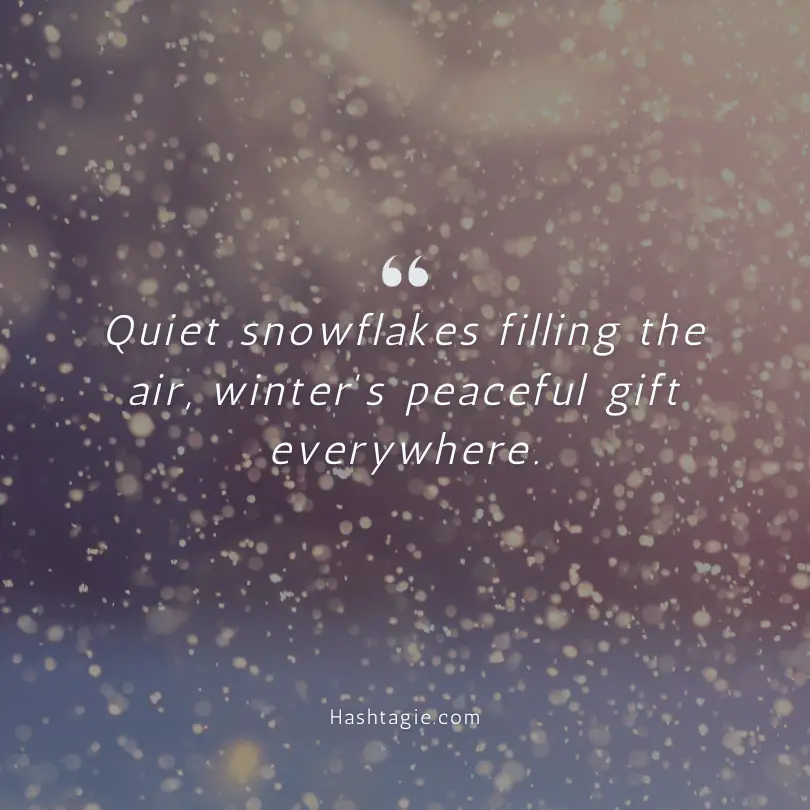 Winter quotes about peace and quiet example image